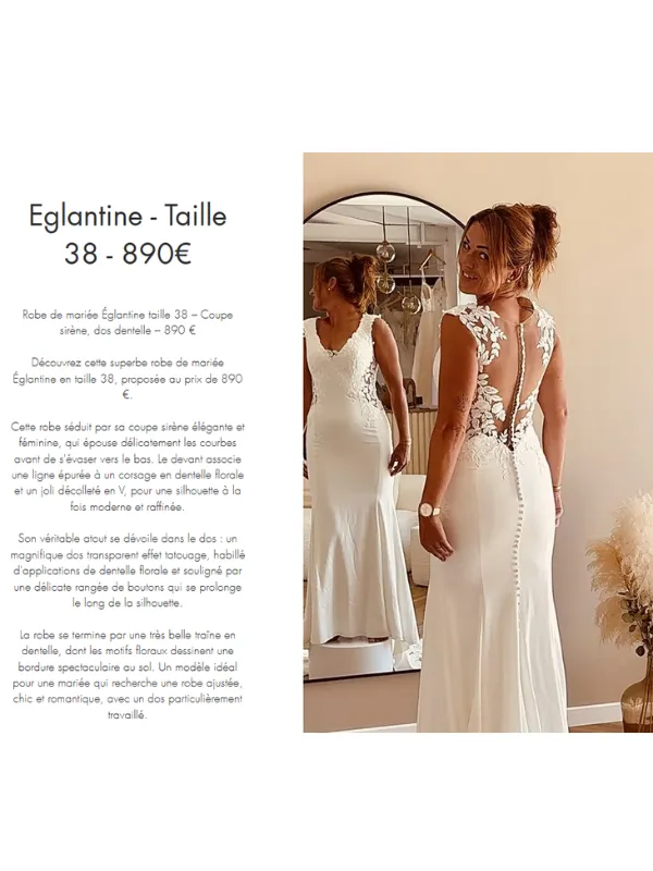 exemple d'optimisation de page robe