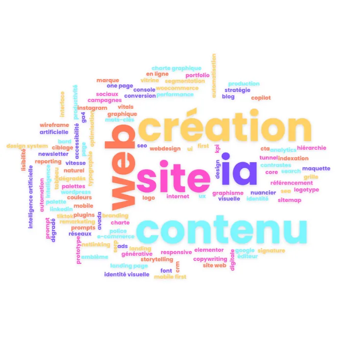 exemple de nuage de mots dans le web